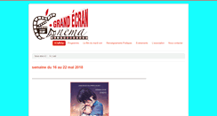 Desktop Screenshot of cinemagrandecran.org