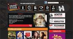 Desktop Screenshot of cinemagrandecran.fr