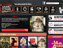 Tablet Screenshot of cinemagrandecran.fr